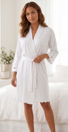 Angel Short Cotton Robe