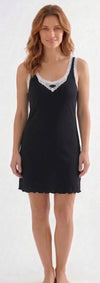 Angel Sexy Cotton Chemise - Elegant & Comfy Low Back Chemise