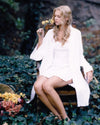Angel Short Cotton Robe