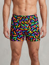 Bright Dog Bones Boxer Shorts (Unisex)