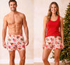 Gingerbread Cat Boxer Shorts (Unisex)