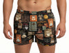 Coffee Signs Boxer Shorts (Unisex)