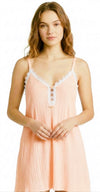 Crinkle Elegant Cotton Chemise