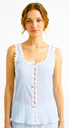Unusual Babe Undercover Cotton Crinkle Tank Top
