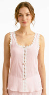 Unusual Babe Undercover Cotton Crinkle Tank Top