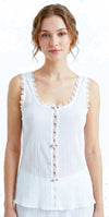 Unusual Babe Undercover Cotton Crinkle Tank Top