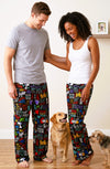 I Love My Dog PJ Bottoms - Bright (Unisex)