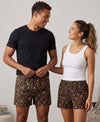 Brown Dog Paws Boxer Shorts (Unisex)