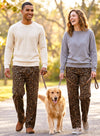 Brown Dog Paws PJ Bottoms (Unisex)