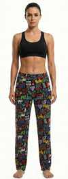 I Love My Dog PJ Bottoms - Bright (Unisex)