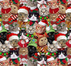 Holiday Realistic Cats Boxer Shorts (Unisex)