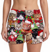 Holiday Realistic Cats Boxer Shorts (Unisex)