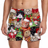 Holiday Realistic Cats Boxer Shorts (Unisex)