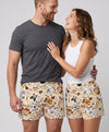 I Love My Dog Boxer Shorts - White (Unisex)
