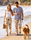 I Love My Dog PJ Bottoms - White (Unisex)