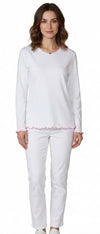 Unusual Babe Undercover Cotton Long Sleeve Sleep Tee