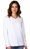 Unusual Babe Undercover Cotton Long Sleeve Sleep Tee