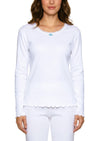 Unusual Babe Undercover Cotton Long Sleeve Sleep Tee