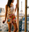 Weekend In Paris - "I Love Paris" Print Women Boxer Shorts
