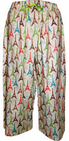 Weekend In Paris - Paris Eiffel Tower Capri PJ Bottom