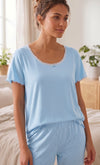 Simply Sweet Cotton Pajama Top - Elegant & Comfy