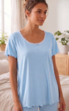 Simply Sweet Cotton Pajama Top - Elegant & Comfy