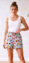Cute Cupcakes Boxer Shorts - Blue