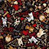 I Love My Dog Boxer Shorts - Black (Unisex)