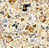 I Love My Dog Boxer Shorts - White (Unisex)