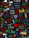 I Love My Dog PJ Bottoms - Bright (Unisex)