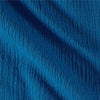 Close-up of Luxury Crinkle Tank Top and Shorts in vibrant blue fabric showcasing texture for intimate apparel